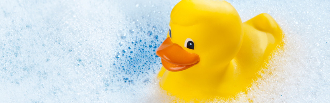 Baden mit Kamillan.